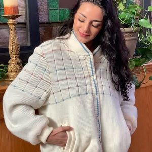 90’s Vintage Andy Johns Reversible Sweater Jacket